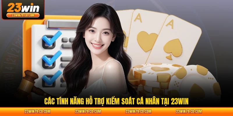 Các tính năng hỗ trợ kiểm soát cá nhân tại 23WIN