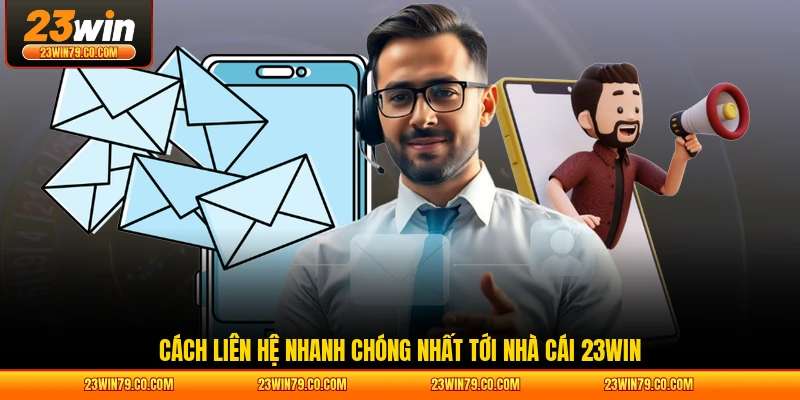 Cách liên hệ nhanh chóng nhất tới nhà cái 23WIN
