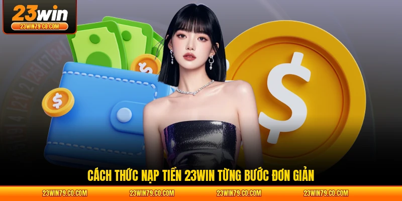 Cách thức nạp tiền 23WIN từng bước đơn giản
