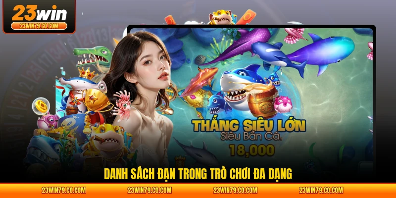 Danh sách đạn trong trò chơi đa dạng
