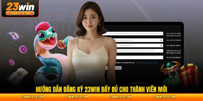 Hướng dẫn đăng ký 23WIN đầy đủ cho thành viên mới