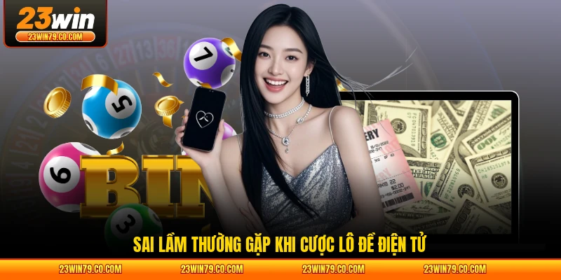 Sai lầm thường gặp khi cược lô đề điện tử